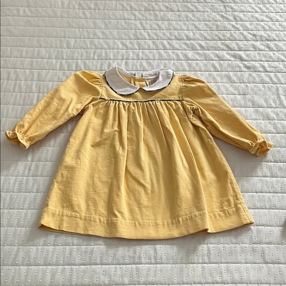 TBBC Yellow Cord Dress